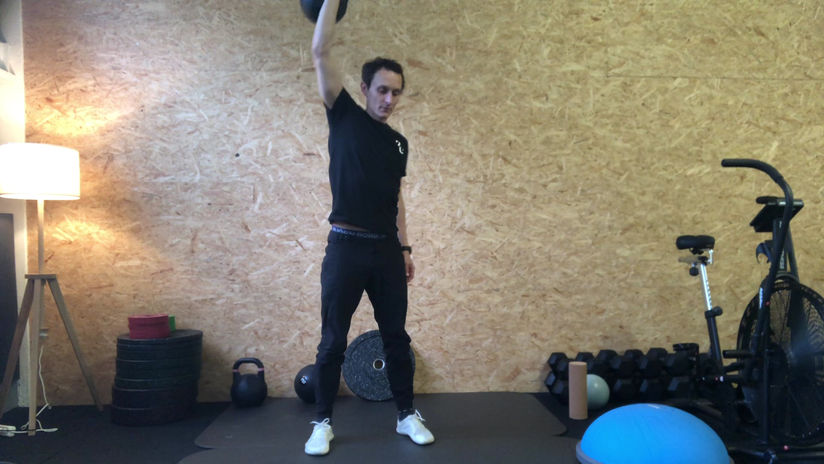 Clean and Jerk Kettlebell